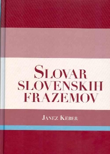 Slovar slovenskih frazemov (cover)