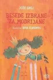 Besede izbrane za modrijane (naslovnica)