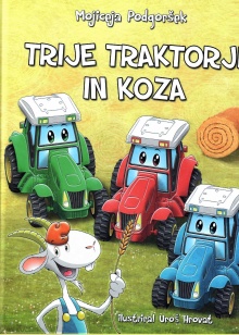 Trije traktorji in koza (naslovnica)