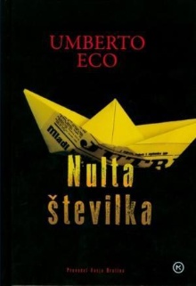 Nulta številka; Numero zero (cover)