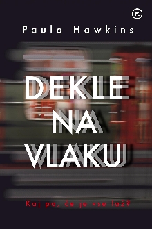 Dekle na vlaku; Elektronski... (naslovnica)