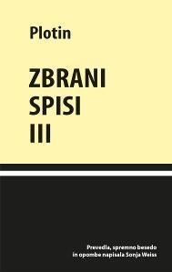 Zbrani spisi; Plotini opera... (cover)