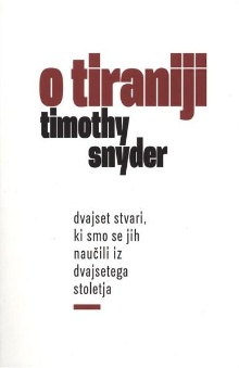 O tiraniji : dvajset stvari... (naslovnica)