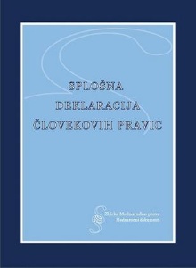 Splošna deklaracija človeko... (naslovnica)