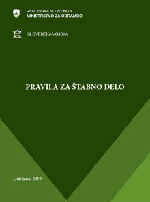 Pravila za štabno delo (naslovnica)