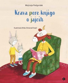 Krava pere knjigo o jajcih (cover)