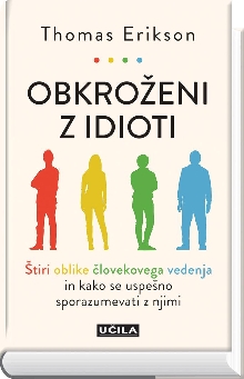 Obkrožen z idioti : štiri o... (naslovnica)