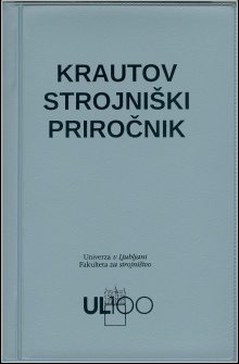 Krautov strojniški priročnik (cover)