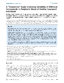 A "crossomics" study analys... (naslovnica)