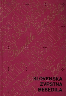 Slovenska zvrstna besedila (naslovnica)