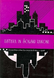 Ustava in šolski zakoni (cover)