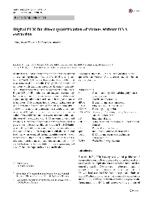 Digital PCR for direct quan... (naslovnica)