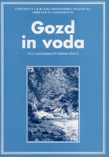 Gozd in voda : zbornik semi... (naslovnica)