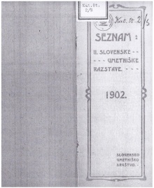 Seznam II. slovenske umetni... (naslovnica)