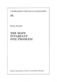 The Hopf invariant one problem (cover)