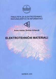 Elektrotehnični materiali :... (naslovnica)