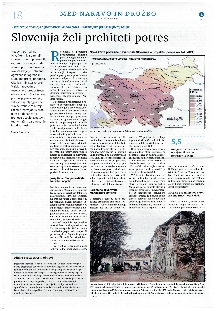 Slovenija želi prehiteti po... (naslovnica)
