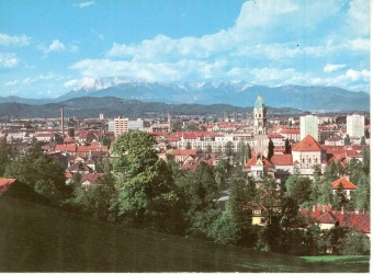 Ljubljana z gradu; Slikovno... (naslovnica)