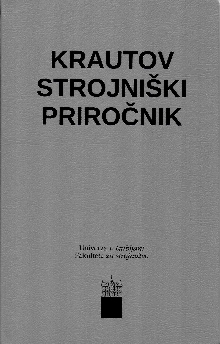 Krautov strojniški priročnik (cover)