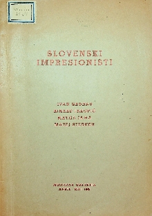 Slovenski impresionisti : I... (naslovnica)