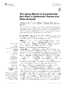 The aging muscle in experim... (naslovnica)