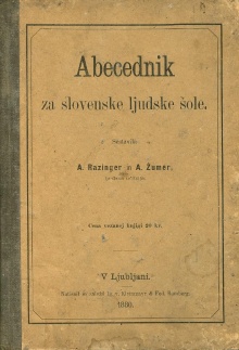 Abecednik za slovenske ljud... (naslovnica)