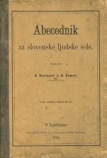 Abecednik za slovenske ljud... (naslovnica)