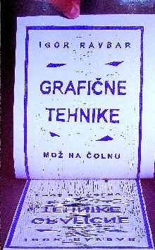 Grafične tehnike : mož na č... (cover)