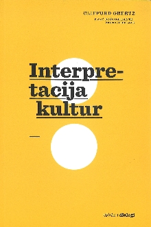 Interpretacija kultur; The ... (cover)