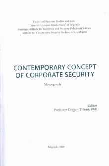 Дигитални садржај dCOBISS (Contemporary concept of corporate security : monograph)