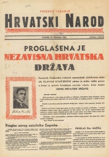 Hrvatski narod : posebno iz... (насловна страна)
