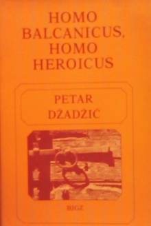 Homo balcanicus, homo heroicus (насловна страна)
